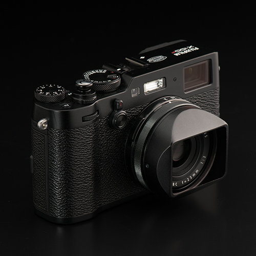 FUJIFILM X100V用　SQUARE HOOD MARK II ブラック