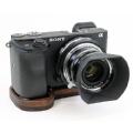 JBカメラデザイン SONY α6400専用カメラベースV2.0 ＜ウェンジ＋ウォルナット＞