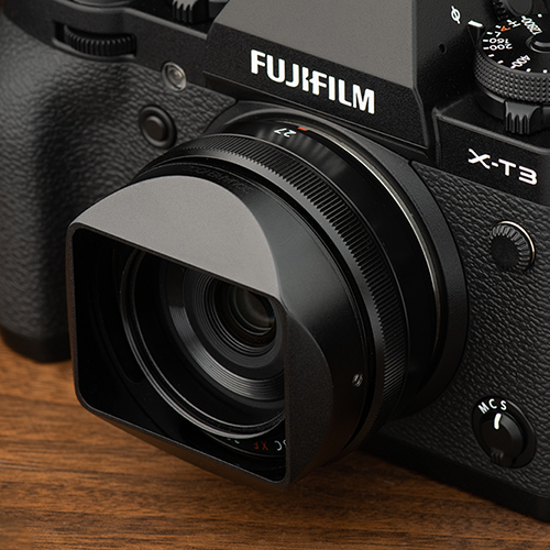 美品】FUJIFILM XF27mmF2.8R WR専用角型アルミフード-