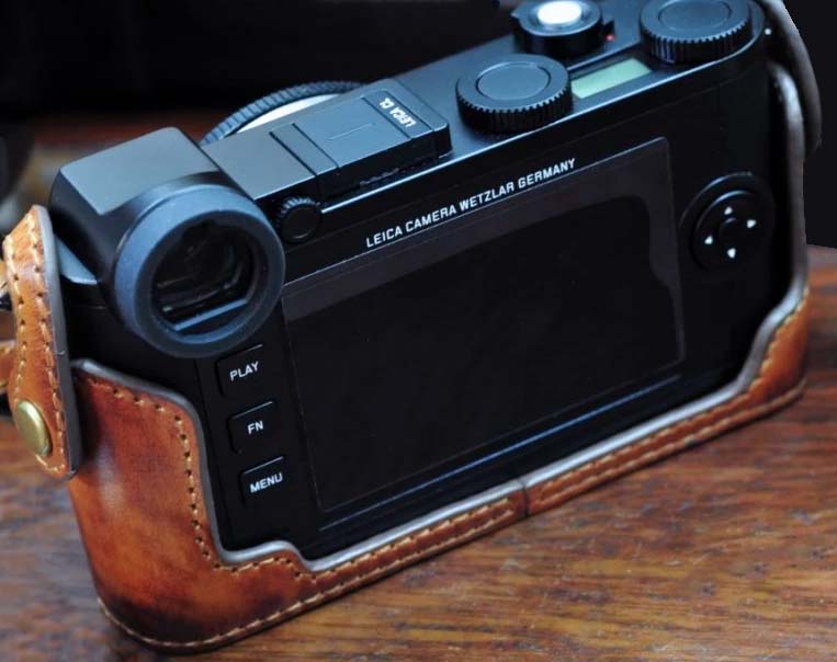 KAZA Leica CL 専用ハーフレザーケース ビンテージブラウン