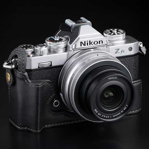 KAZA Nikon Z fc専用 ハーフレザーケース